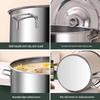 Qingwang 201 Stainless Steel Soup Pot with Lid