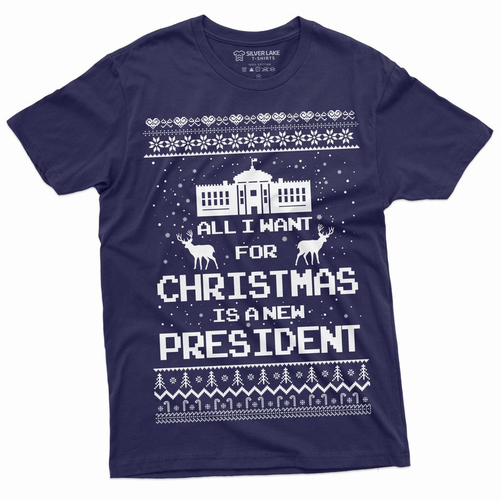 Christmas Wish Political T-Shirt New President For Christmas Shirt Anti Biden T