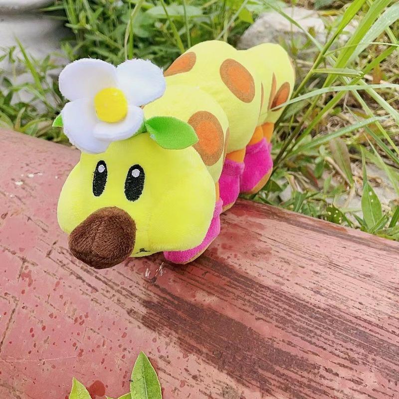 Aa Super Mario Caterpillar Plush Toy Animal Doll, Soft And Comfortable, Great Gift And Decoration, 28-30cm Height