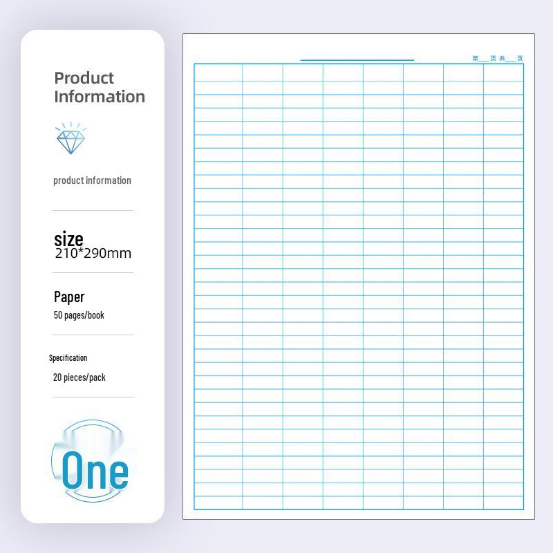 A4 Multi-Purpose Registration & Accounting Book with Statistical & Inventory Sheets