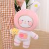 Dessin Animé Mignon Lapin de l'Espace Jouet en Peluche Kawaii Animaux en Peluche Lapin Astronaute Peluches Poupée Anime Doux Jouets pour Enfants pour Filles Cadeaux