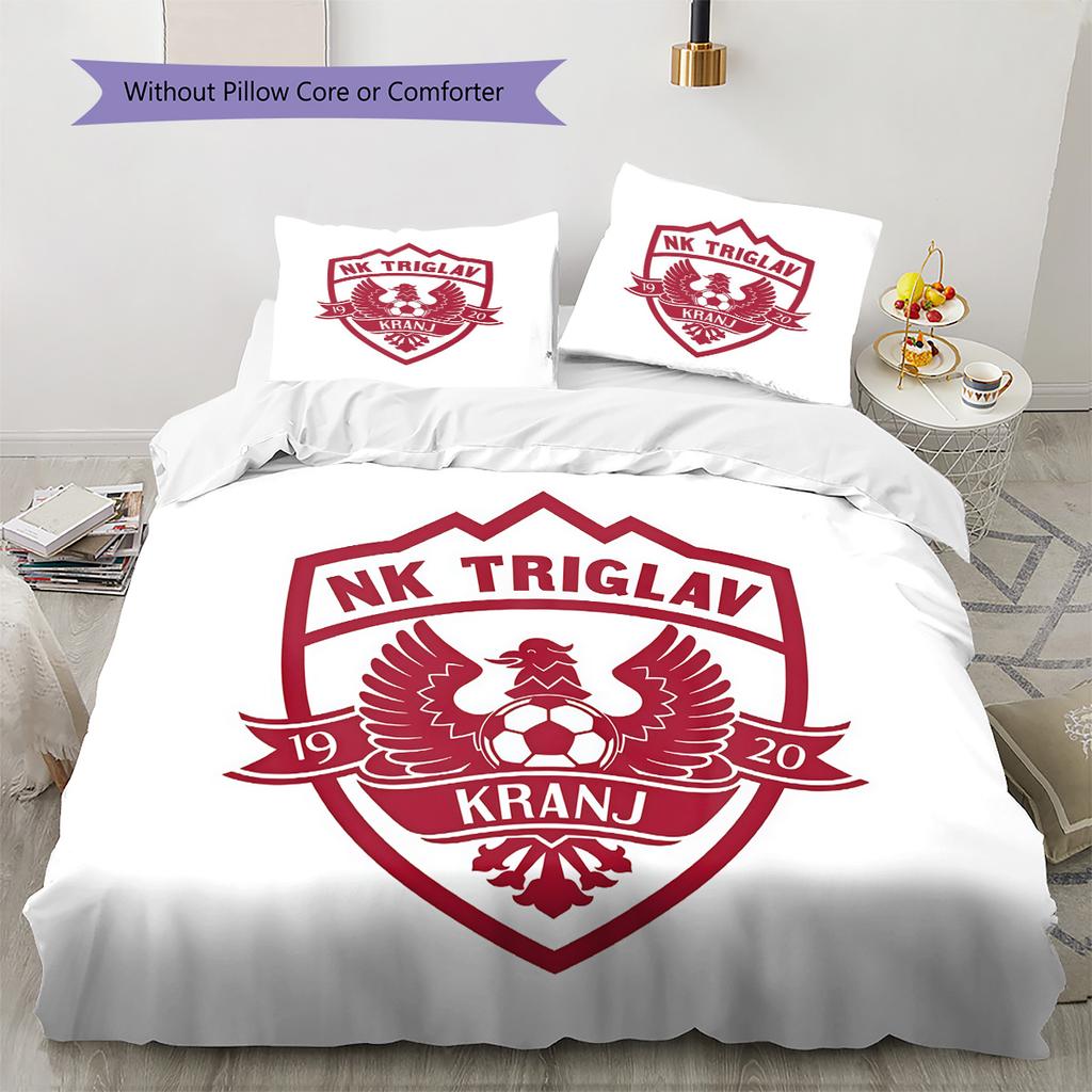 NK Triglav Kranj Pattern Bedding Quilt Set Home Decoration Gift (1 * duvet cover + 2 * pillowcase without core).xwn