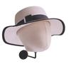 Practical Space Saving Fabric Covered Head Model Wall Hat Display Storage For Wigs And Hats Beauty Salon Equipment