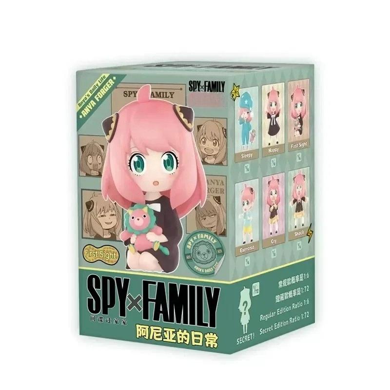 Spy X Family Anya Serie Blind Box Rätselbeutel Mystery Box Spielzeug Puppe Niedliche Anime Figur Schreibtischdekoration Geschenk