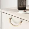 Golden Black Furniture Door Handle Semi-circular Wine Cabinet Handle Shoe Box Handle  Dresser