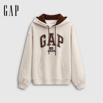 Women's 2025 Autumn 3D Logo Fleece Hooded Sweatshirt