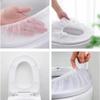 50/20/10pcs Portable Disposable Toilet Seat Cover Waterproof Non-woven Protective Cover Seat Cushion Travel Camp Hotel Bathroom