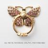 [2 Packs] Butterfly Glitter Bling Bling Phone Ring Holder, Sparkle Phone Ring Grip Artificial Diamond Stand,Rhinestone Cell Finger Ring for
