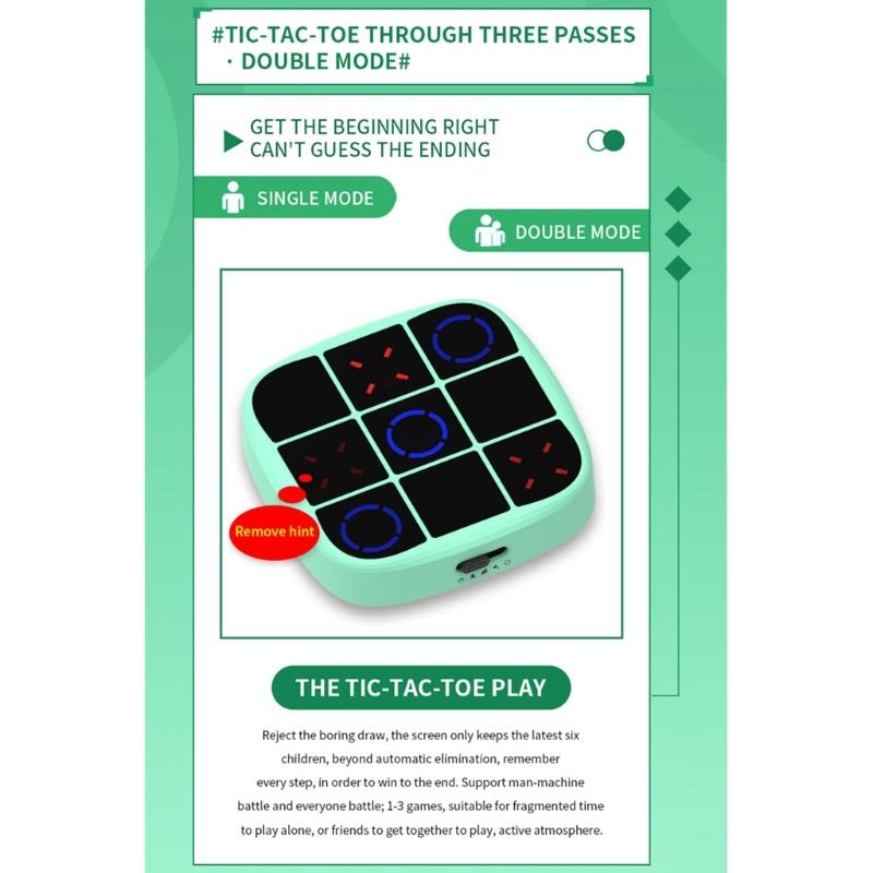 Handheld Electric Puzzle Game Console Portable Electronic Board Games Children Puzzle Electronic Toy Strategy Games