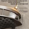 Gun Gray Punch-Free Aluminum Bathroom Corner Shelf