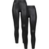Urban Classics Womens/Ladies Synthetic Leather Leggings (Pack of 2)