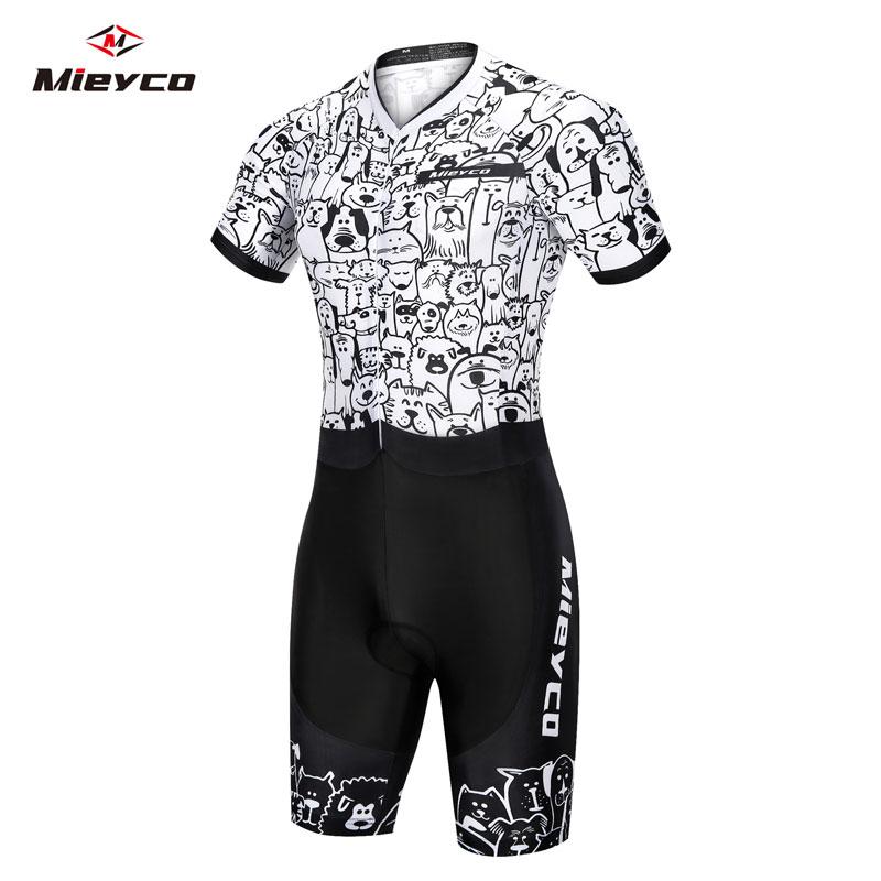 

2026 Triathlon Skinsuit White Cat Men Women Bicycle Triathlon Suit Bike Custom Clothing Cycling Sets Short Sleeve Road Cycle Body Set 4XL білий