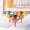 Detachable Strainer Kitchen Funnels Anti-slip Handle Funnel for Filling Small Bottles Oil