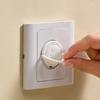 10pcs EU Childproof Socket Covers - Safety Plug Protectors with Pull Rings, Durable Outlet Guards for European Standard Sockets