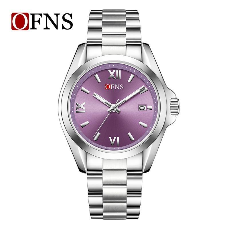 Elegante Orologio da Donna Lusso Moda Femminile Orologio da Polso Movimento al Quarzo Acciaio Inossidabile Impermeabile Luminoso Orologi Femminili