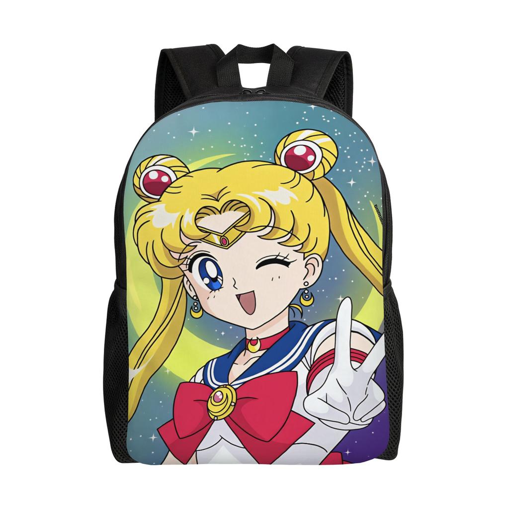 Sailors Moon Backpack Outdoor Backpacks Girl Custom Soft High School Bags Stylish Rucksack