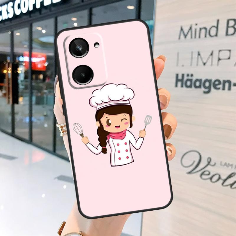 Cooking Chef Case For Realme 15 Pro 14 13 11 12 Pro Plus GT7 GT6 C55 C51 C53 C35 C33 C61 C65 C67 C71 C75