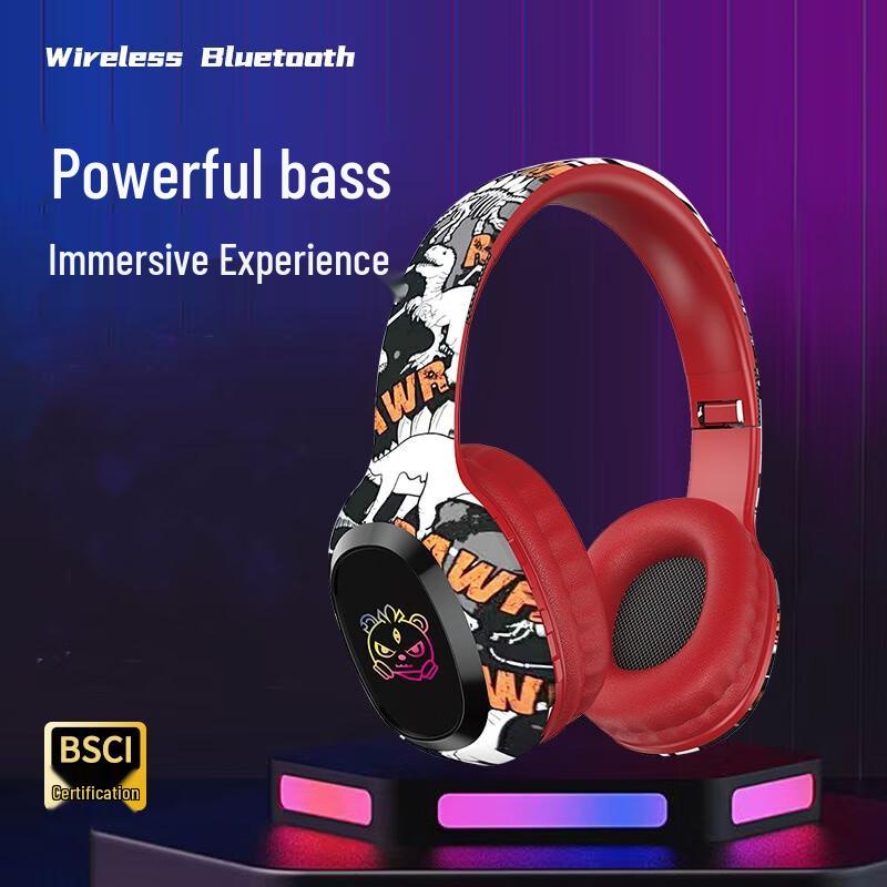 Lilang Graffiti Wireless Bluetooth Over-Ear Headset