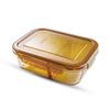 Corning Visions Amber 980 ml Szklany pojemnik do przechowywania żywności z przegródkami