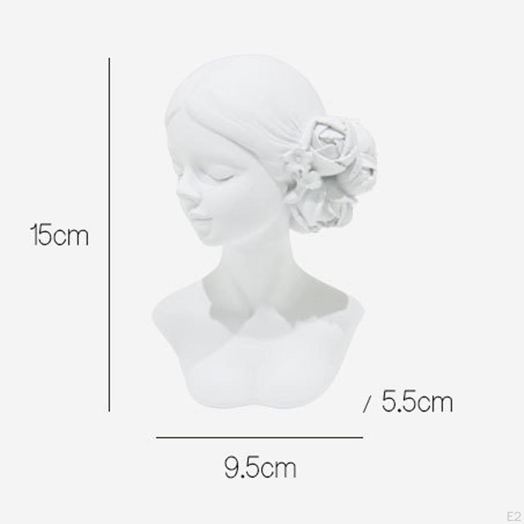 Display Stand Bust, Headphones Holder, 5in Hat Bracelet , Earrings Pendant for Showcase Retail