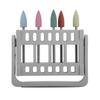 16 Holes Manicure Drill Bits Holder Container Display Case Nail Grinding Head Storage Box 1#