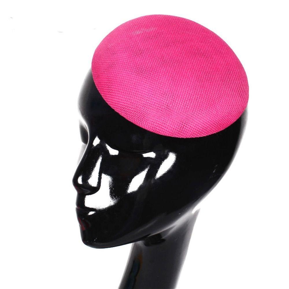 Headpiece Fascinator Base Solid Color Mesh Hat Exquisite Vintage Fascinator Hat Stage Performance