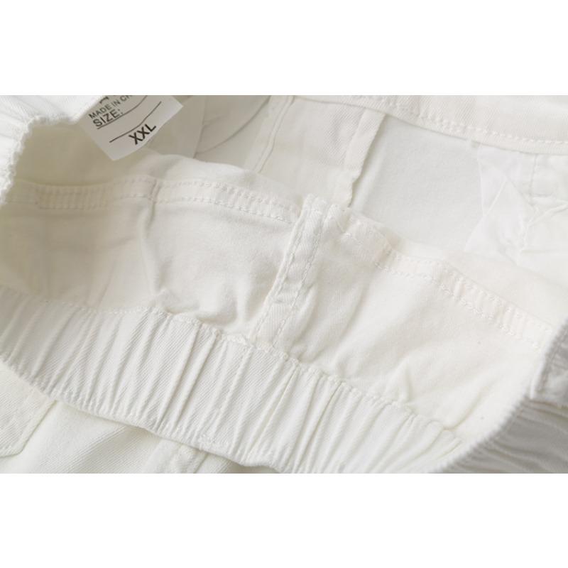 Plus Size Jeans Shorts Pants Women Oversize Loose Casual Cotton Denim Elastic Casual Pants Fashion Hole