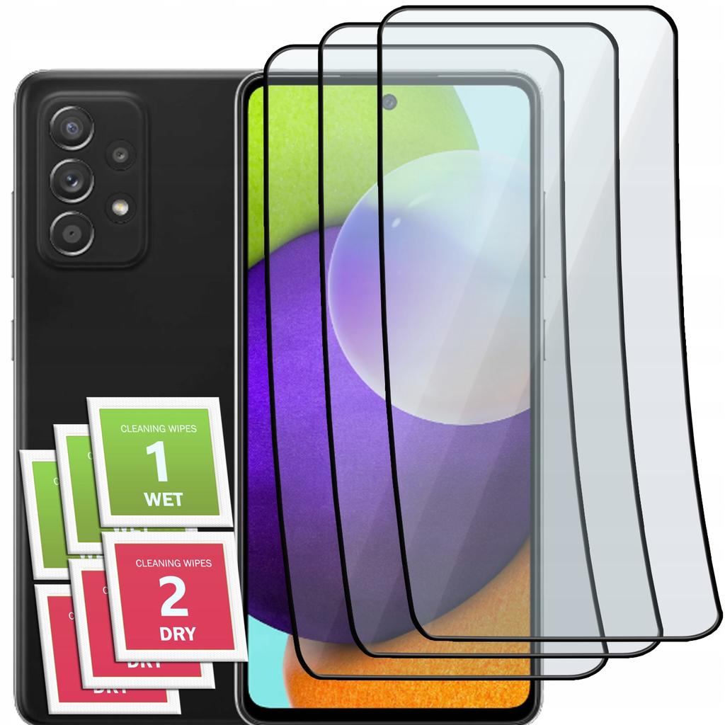 3x HYBRID GLASS FOR SAMSUNG A52s A52 5G FULL SCREEN CERAMIC 9D