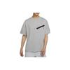 T-shirt da uomo Grigio Girocollo Moderato DH7818-063