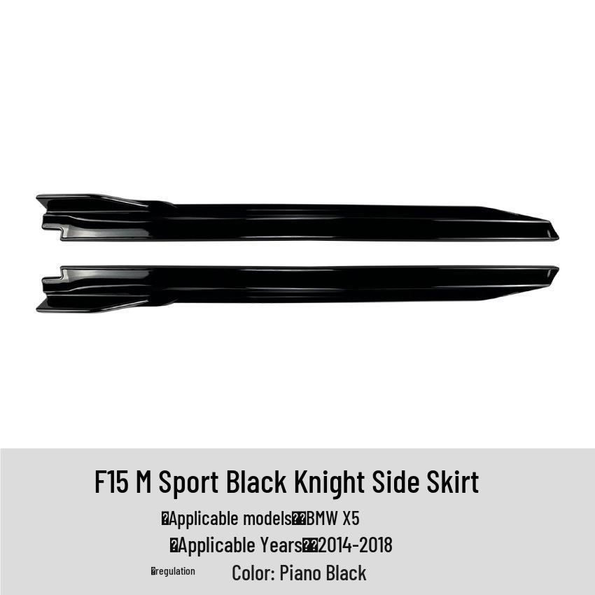 BMW X5 F15 M Sport 2014-2018 Lip Dianteiro, Spoiler Traseiro, Saias Laterais, Grelha, Kit de Modificação de Lip Traseiro