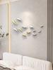 Creative Wall Decoration Restaurant Bedroom Background Golden Fish Decorative Pendant Wall Decoration Stereoscopic Wall Hanging