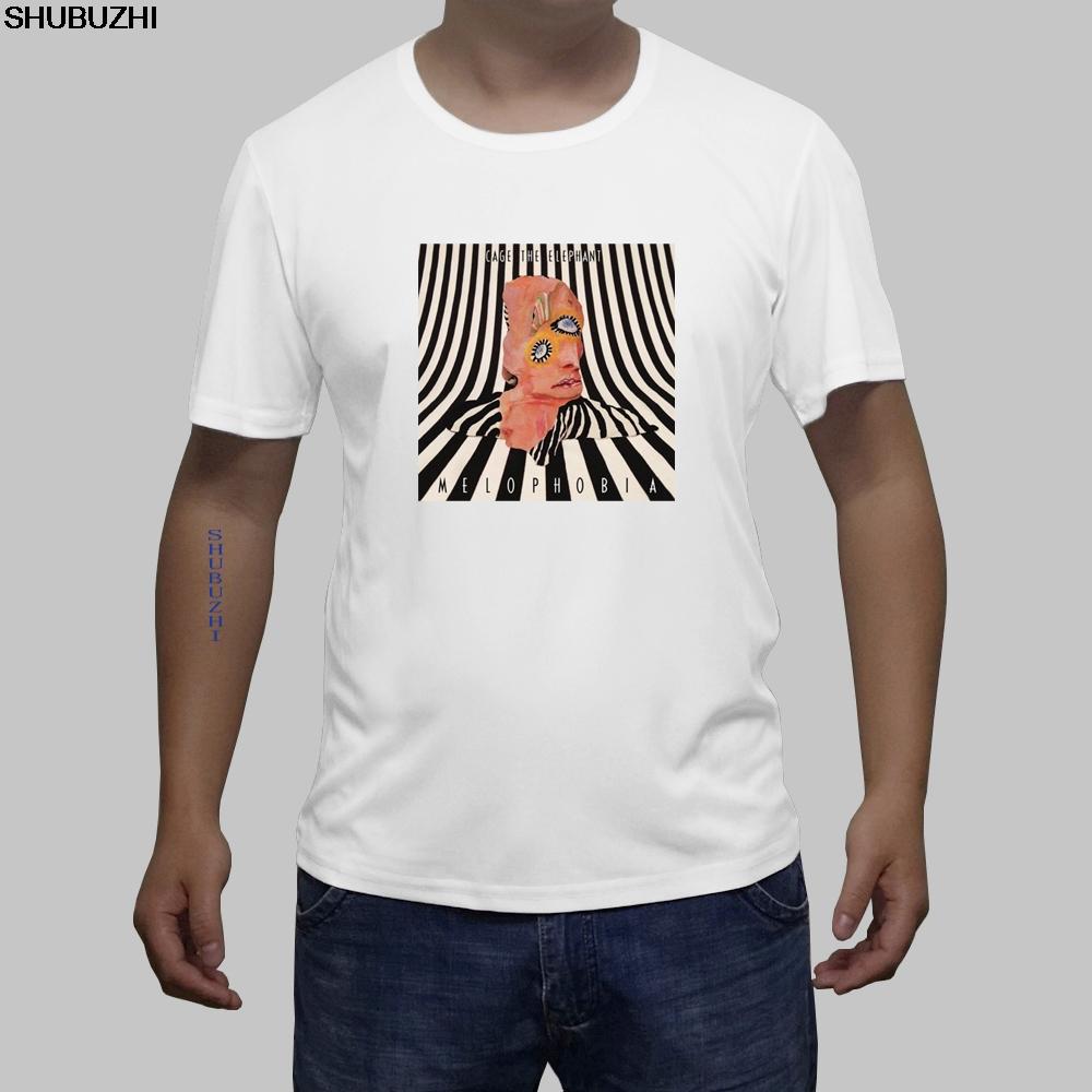 

Print Tshirt Summer Short MenS Cage The Elephant Melophobia cotton Short Sleeve T Shirts MenS Fashion cotton euro size sbz4062 S