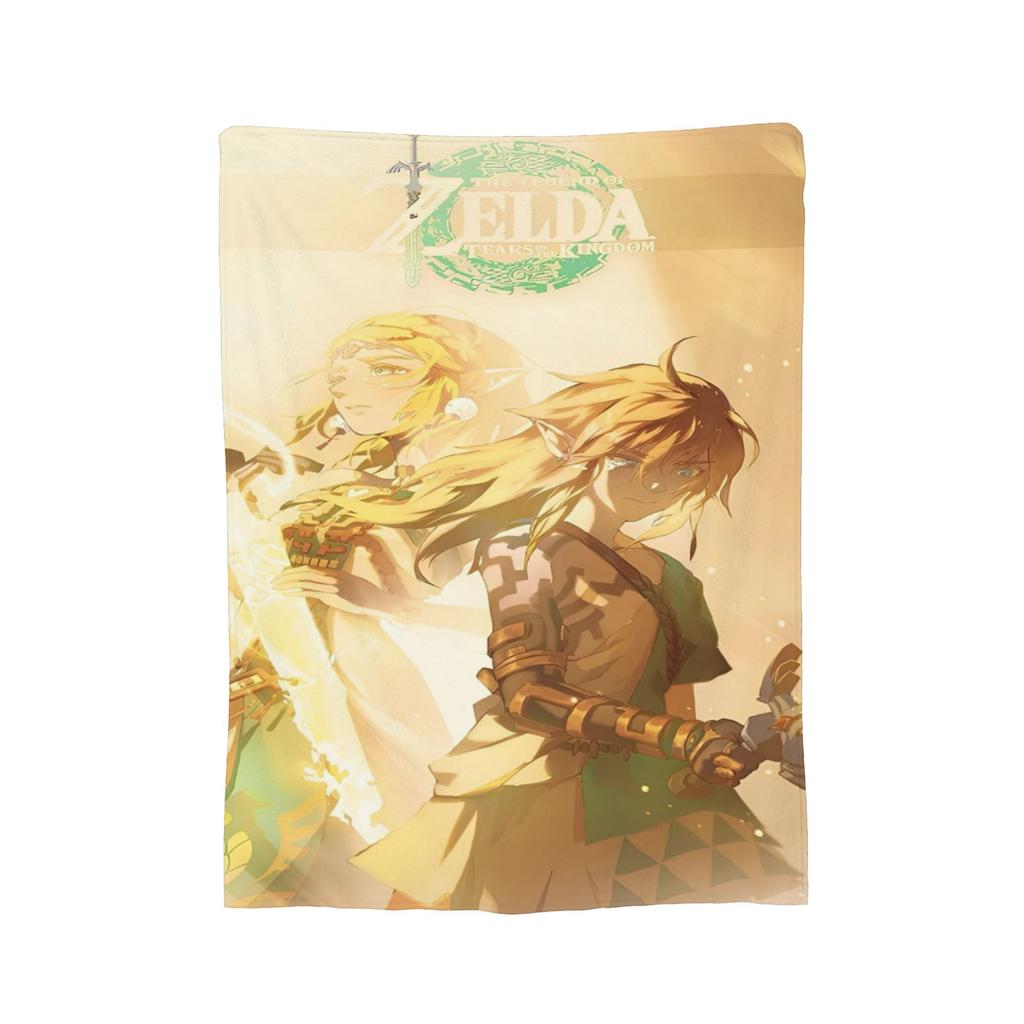 Z-Zeldas Breath Of The Wild Blanket Plush Funny Breathable Throw Blanket for Bed Sofa Decoration,