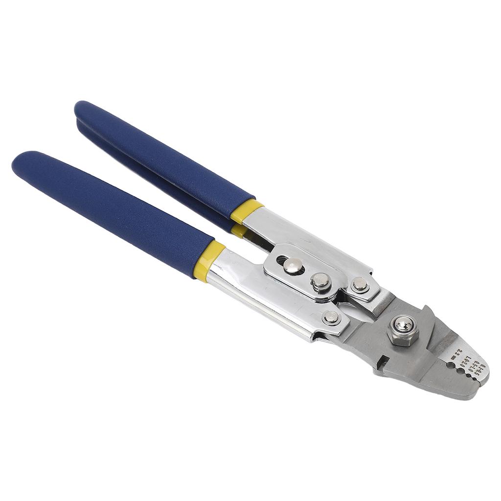 Drahtseil-Crimpwerkzeug, professionelles, effizientes Drahtseil-Crimpwerkzeug aus Edelstahl mit Zwinge für 0,1 bis 2,2 m