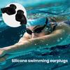 1 Pair Swimming Earplugs Silicone Waterproof Non-Slip Ear Plugs Friendly To Skin Noise Reduction Ear Plugs Swim Training Equipment