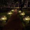 Solar-Powered Starry Dandelion String Lights for Outdoor Garden Decoration