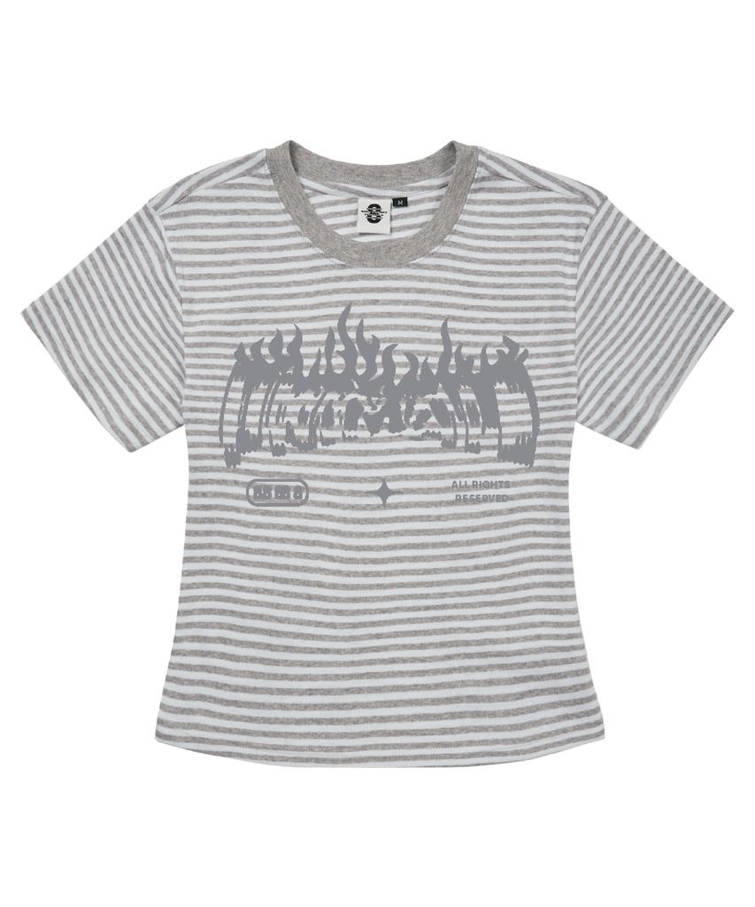PRIMATE Pyro Women'S Short Striped Sleeve 5 Colors