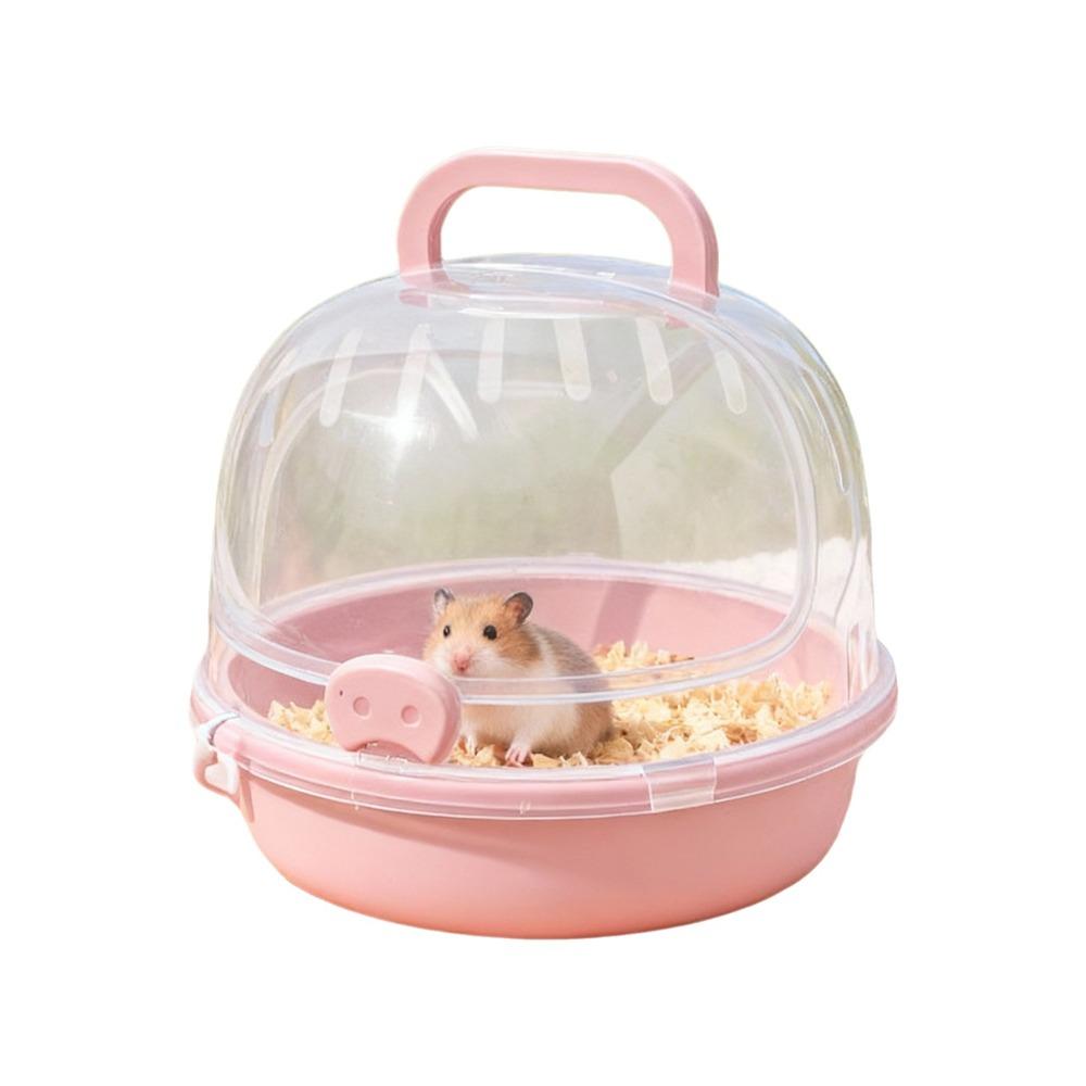 Large Space Travel Hamster Carrier Breathable Small Pet Carrying Box  Small Animal