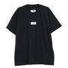 MM6 SH0GC0033 Black Front Logo T-Shirt Tops S blackUsed
