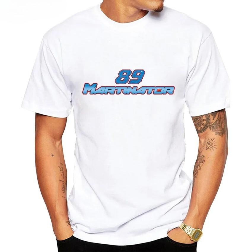 Jorge Martinator 89 GP Race Ride Fans T-Shirt New Summer Men Short Sleeve Sport Boy Casual Tees Motorcycle Riding  White Tops