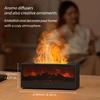 Xiaomi Simulated 3D Flame Aromatherapy Machine Essential Oil Humidifier, with Timed Remote Control of Light Aromatherapy Diffuser