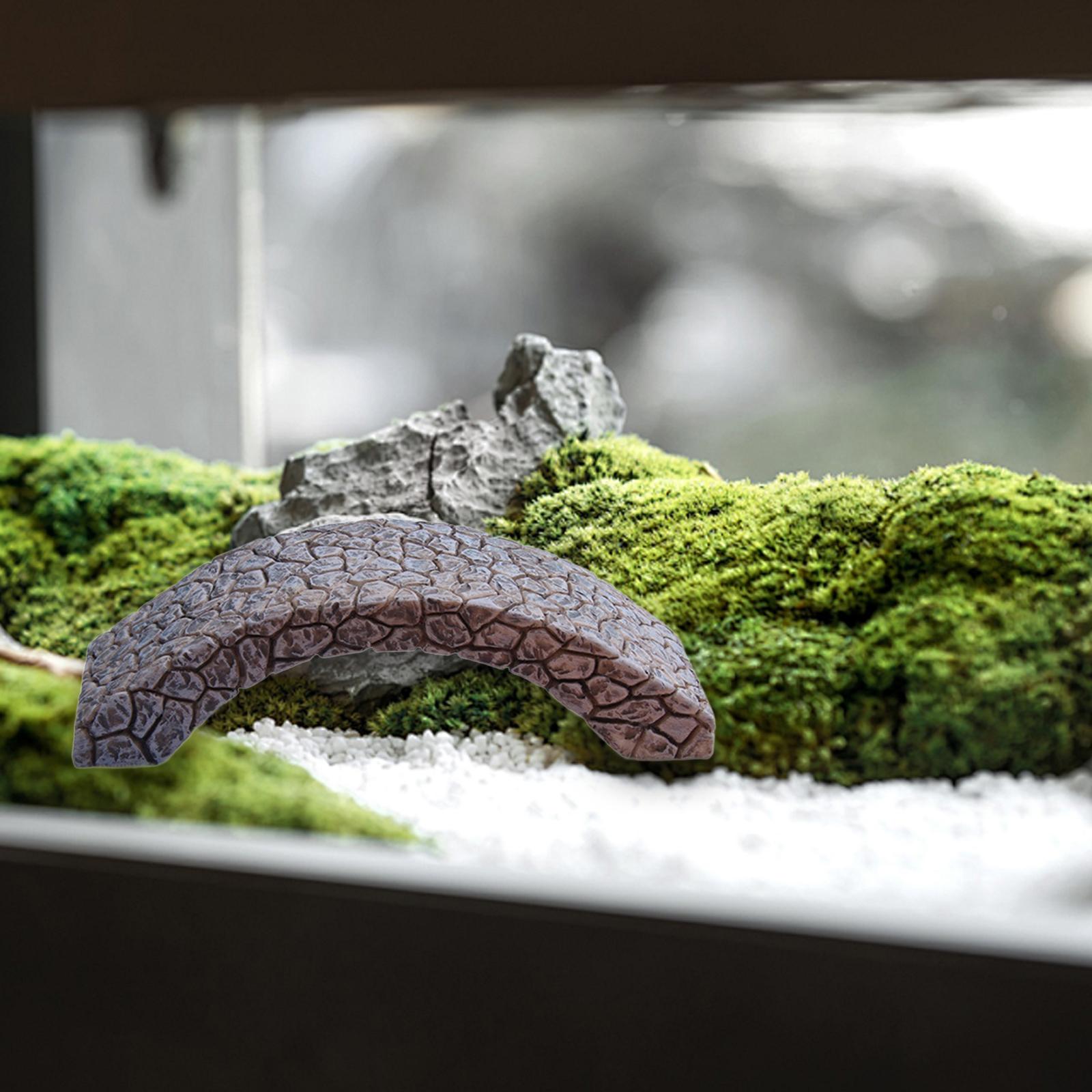 

Miniature Stone Bridge Statue for Fairy Gardens And Terrariums without Railings