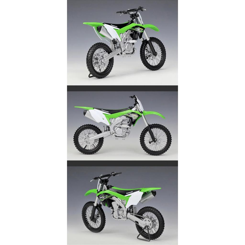 Welly 1/10 Kawasaki 2017 KX 250F Alloy Motorcycle Model High Simulation Diecast Metal Motorcycle Model Collection Children Gifts
