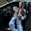 Vysoko módna džínsová patchwork bunda: Jesenné voľné, nadmerné veľkosti, trendy, všestranné dámske streetwear