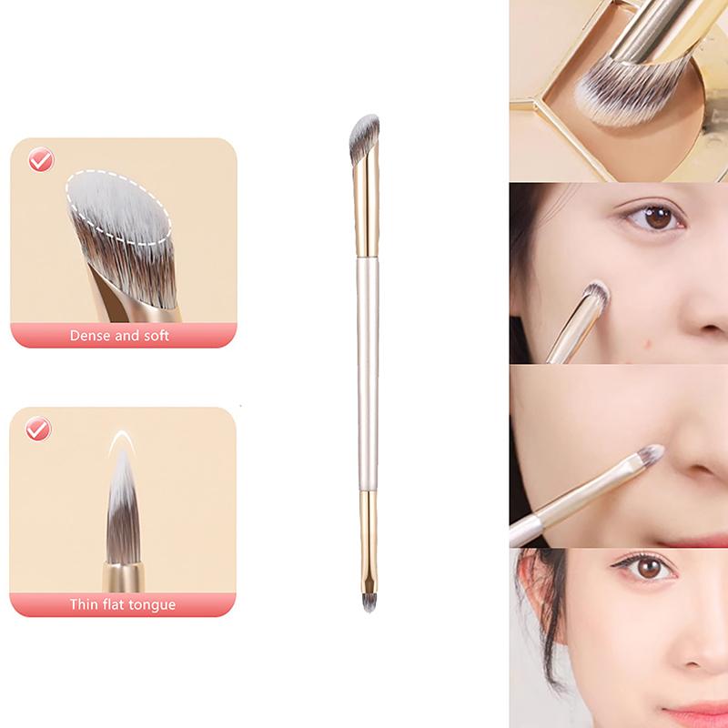 Double Head Finger Concealer Makeup Brushes Precision Soft Smudge Brush Facial Blemish Cover Acne Dark Circles Multi-Function