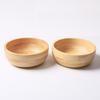 Soup Bowls Set of 2 for Dessert/Cereal/Pasta/Fruit | Natural Bamboo Serving Bowls for Nuts/Candy/Snacks/Pistachio | Charcuterie Accessories for