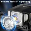Světlo na kolo Nastavitelný zoom Dobíjecí Lehký Vodotěsný MTB Silniční Horské kolo Noční Jízda Výstražné COB Přední světlo