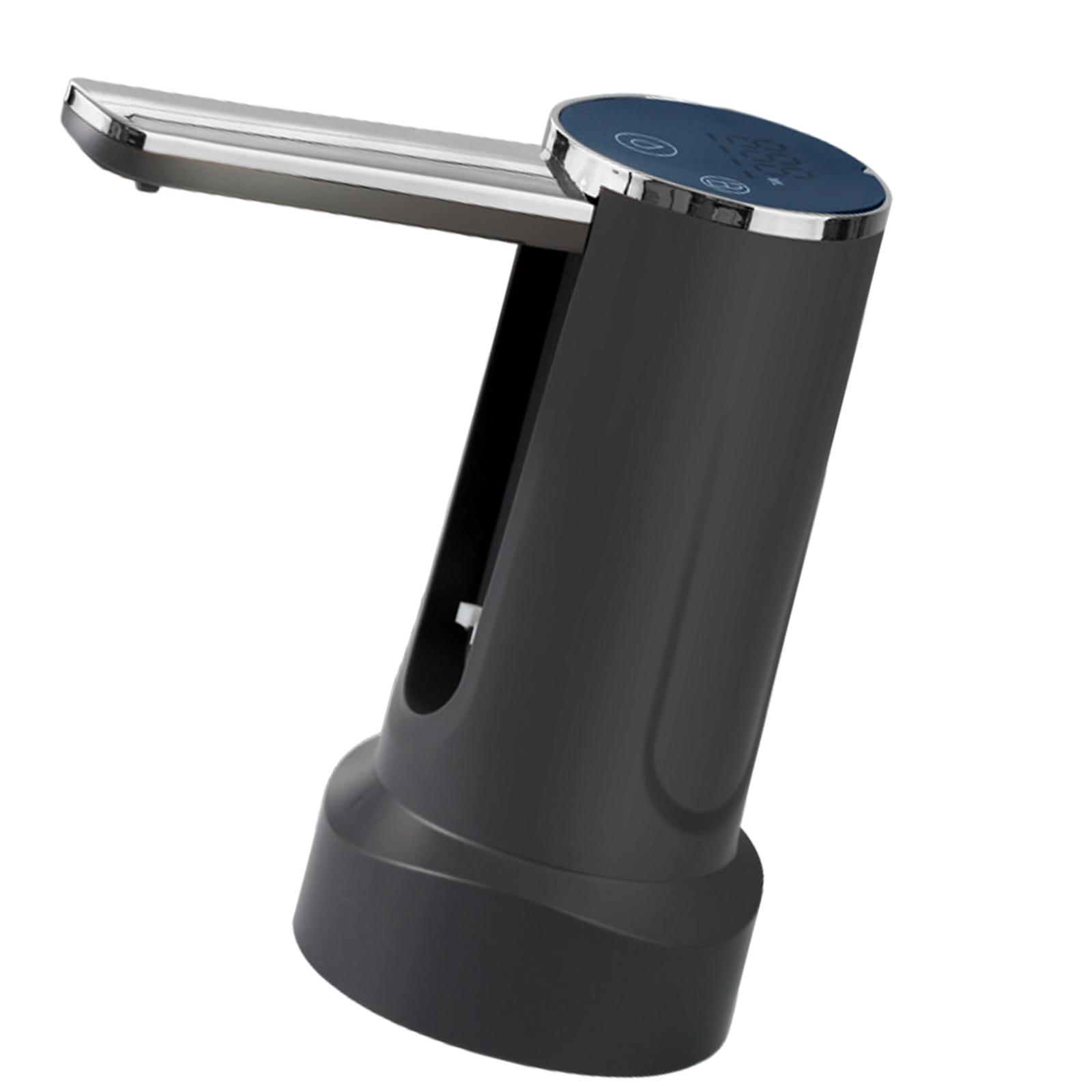 

Помпа для бутыли с водой Перезаряжаемый Складной Диспенсер для бутылей Автоматический Диспенсер для воды для удобного питья серый