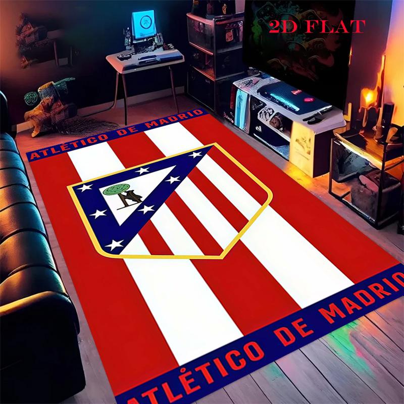 Atleti  Carpet Rug for Living Room Bedroom Home Sofa Decoration,Kids play Nonslip Floor Mat