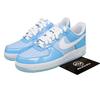 Air Force 1 '07 LV8 Azul Blanco Patente HV9405-400 Talla de Hombre
